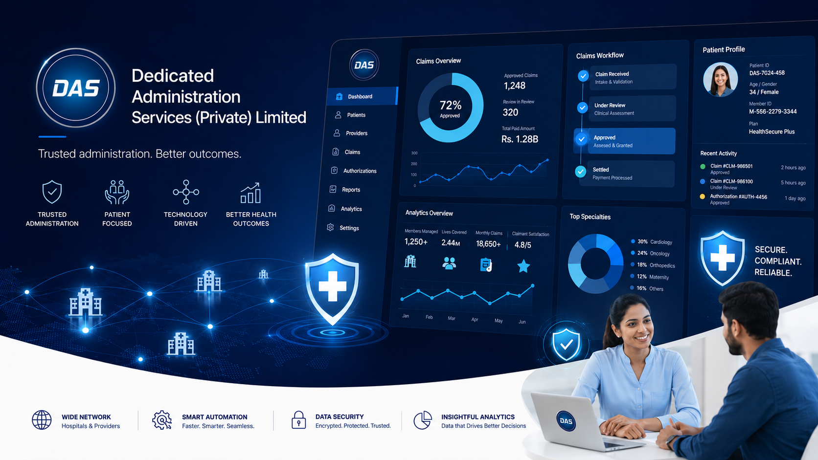 DAS Digital Healthcare Dashboard